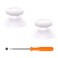 eXtremeRate Replacement Thumbsticks for Xbox Series X &amp; S Controller, Joysticks Repair Kit for Xbox Wireless Controller, Custom Analog Stick Buttons for Xbox One S/X/Elite Controller - White