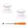 eXtremeRate Replacement Thumbsticks for Xbox Series X &amp; S Controller, Joysticks Repair Kit for Xbox Wireless Controller, Custom Analog Stick Buttons for Xbox One S/X/Elite Controller - White