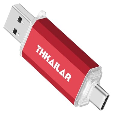 Thkailar USB C Flash Drive 512GB for Android Phone,Mac Pro,PC
