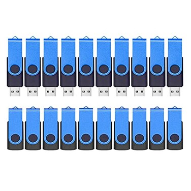 2GB Flash Drive 20 Pack, ABLAZE USB 2.0 Memory Stick with Lanyards