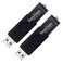 SamData 8GB USB Flash Drives 2 Pack 8GB Thumb Drives Memory Stick Jump Drive with LED Light for Storage and Backup (2 Pack Black)