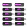 VICFUN 10 Pack 16GB USB Flash Drives USB 2.0 Flash Drive Slide Retractable USB Memory Stick 16GB,Pink