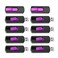 VICFUN 10 Pack 16GB USB Flash Drives USB 2.0 Flash Drive Slide Retractable USB Memory Stick 16GB,Pink