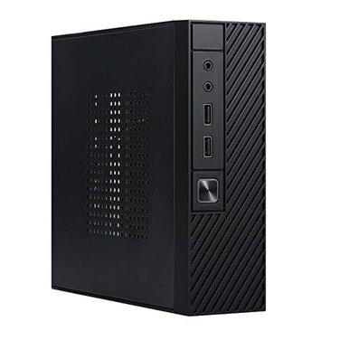 Goodisory M06 SPCC 0.6mm Mini ITX Black Desktop Computer Chassis 2.5" Drive Bay with VESA Rack