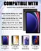 BRAECN for Samsung Galaxy Tab S9 FE+ Plus/S9+/S8+/S7+ Plus Case - Black