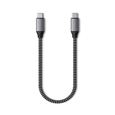 Satechi USB-C to USB-C Cable (10-Inch), 100W Charging, Space Gray