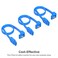 SABRENT SATA III 6Gbps Right-Angle Data Cable, 3-Pack 20in Blue (CB-SRB3)