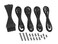 CableMod 8+8 Series Classic ModMesh Sleeved Cable Extension Kit (Black)