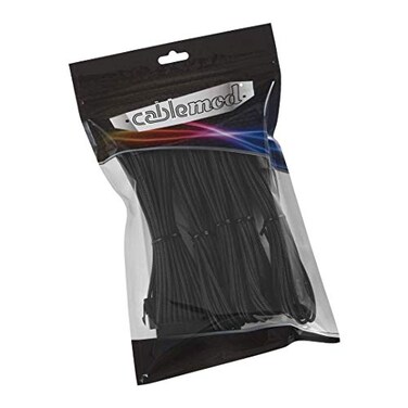 CableMod 8+8 Series Classic ModMesh Sleeved Cable Extension Kit (Black)