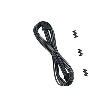 CableMod RT-Series Classic ModMesh Sleeved 8-pin PCI-e Cable for ASUS/Seasonic/Phanteks Revolt (Carbon, 60cm)