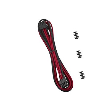 CableMod RT-Series Classic ModFlex Sleeved 8-pin PCI-e Cable for ASUS/Seasonic/Phanteks Revolt (Black + Red, 60cm)