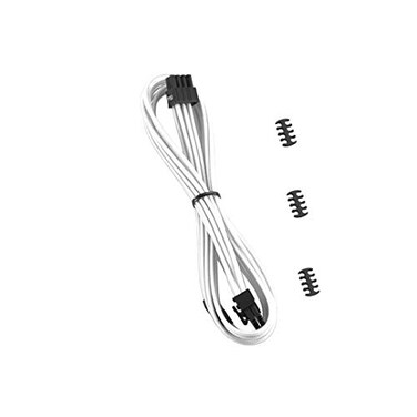 CableMod E-Series Classic ModMesh Sleeved 8-pin PCI-e Cable for EVGA G/G+ / P/P+ / T (White, 60cm)