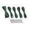 CableMod 8+8 Series Classic ModFlex Sleeved Cable Extension Kit (Black + Green)