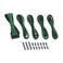 CableMod 8+8 Series Classic ModFlex Sleeved Cable Extension Kit (Black + Green)