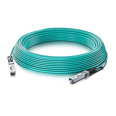 10Gtek 10G SFP+ AOC OM3 MMF Cable for Cisco SFP-10G-AOC1M, 1m/3.3ft