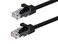Monoprice Cat6 Ethernet Patch Cable - RJ45, Stranded, 550Mhz, UTP, Pure Bare Copper Wire, 24AWG, 0.5 Feet, White, 12-Pack - Flexboot Series