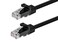Monoprice Cat6 Ethernet Patch Cable - RJ45, Stranded, 550Mhz, UTP, Pure Bare Copper Wire, 24AWG, 0.5 Feet, White, 12-Pack - Flexboot Series