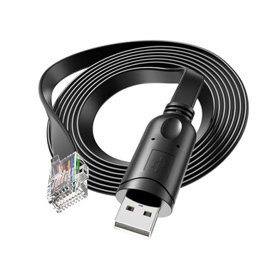 DriverGenius NetConsole USB to RJ45 Console Cable Rollover Adapter 6ft