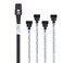 10Gtek MiniSAS SFF-8087 Fan-Out Cable Breakout to 4xSATA, 6Gbps High-Speed Cable for RAID Controllers, Servers &amp; Storage Enclosures, SATA Right Angle, 0.5-m(1.6ft)