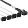 10Gtek MiniSAS SFF-8087 Fan-Out Cable Breakout to 4xSATA, 6Gbps High-Speed Cable for RAID Controllers, Servers &amp; Storage Enclosures, SATA Right Angle, 0.5-m(1.6ft)
