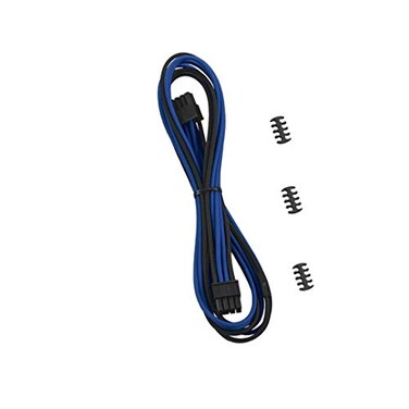 CableMod RT-Series Classic ModMesh Sleeved 8-pin PCI-e Cable for ASUS/Seasonic/Phanteks Revolt (Black + Blue, 60cm)