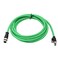 HangTon M12 4 Pin D-Coded Male to RJ45 Ethernet Cat5e Network Cable for Industrial Vision System PoE Automation High Flex Shielded Green 1m
