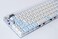nullbits USB Nibble 65% 72 Key Programmable QMK Mechanical Keyboard Kit (White)