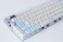 nullbits USB Nibble 65% 72 Key Programmable QMK Mechanical Keyboard Kit (White)