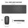 cimetech Wireless Keyboard and Mouse Combo - Black
