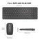 cimetech Wireless Keyboard and Mouse Combo - Black