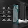 MageGee Portable 60% Mechanical Gaming Keyboard, MK-Box LED Backlit Compact 68 Keys Mini Wired Office Keyboard with Blue Switch for Windows Laptop PC Mac - Grey/Black