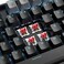 MageGee 75% Mechanical Gaming Keyboard, Red Switch, LED Blue Backlit, 87 Keys Compact TKL Wired Computer Keyboards for Windows Laptop PC Gamer - Black/Grey