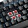 MageGee 75% Mechanical Gaming Keyboard, Red Switch, LED Blue Backlit, 87 Keys Compact TKL Wired Computer Keyboards for Windows Laptop PC Gamer - Black/Grey