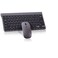 Wireless Keyboard and Mouse Combo, Compact Quiet Wireless Keyboard and Mouse Set 2.4G Ultra-Thin Sleek Design for Windows, Computer, Desktop, PC, Notebook, Laptop (GHKM03)