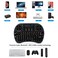 Rii Mini Wireless Bluetooth Keyboard with Touchpad, Support Bluetooth +(RF) 2.4GHz Wireless Connection for Smartphones, PC, Tablet, Laptop TV Box iOS Android Windows Mac.Black