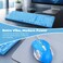 Basaltech Mechanical Gaming Keyboard and Mouse Combo, Blue
