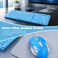 Basaltech Mechanical Gaming Keyboard and Mouse Combo, Blue