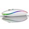 TENMOS Wireless Bluetooth Mouse, LED Silent Rechargeable Mouse-White