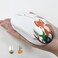 FMOUSE Cute Cartoon Silent Wireless Mouse, Dual Mode Bluetooth &amp; USB 2.4G
