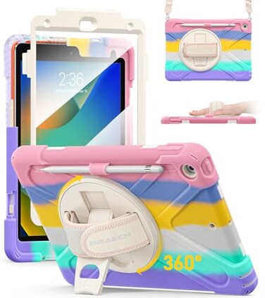 BRAECN for iPad 9th/ 8th/ 7th Generation Case - 10.2 Inch 2021/2020/2019