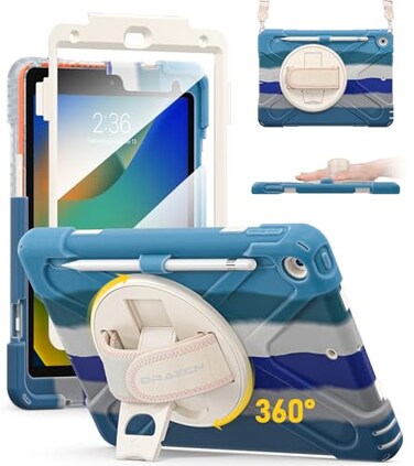 BRAECN for iPad 9th/ 8th/ 7th Generation Case - 10.2 Inch 2021/2020/2019