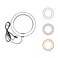 Ring Light OEBLD Dimmable with 3 Light Modes &amp; 10 Brightness Level 360 &deg; Rotae LED Ring Fill Lights for Phone Live Stream Makeup YouTube Video Shooting (B(only 10'' Ring Light))