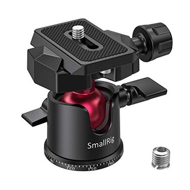 SmallRig Mini Ball Head with 360 &deg; Panoramic &amp; Quick Release Plate - BUT2665