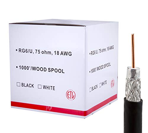 فايف ستار Fivestar RG6 Utp 1000 Ft Shielded Coaxial Cable coaxial 1000 FT