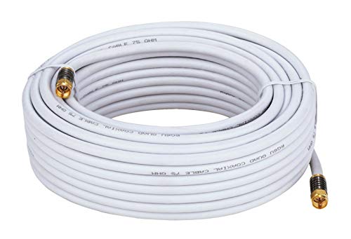 cablesdirectonline Cablesdirectonline 6ft Quad Shield RG6 Coaxial Cable bnc 6 FT