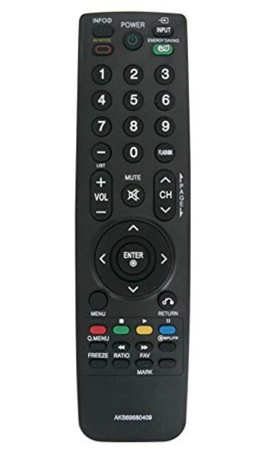 AKB69680409 Replace Remote Control Compatible with LG TV 42PQ30C 50PQ30C