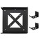 HumanCentric Wall Mount Compatible with PS4 Slim, 2 Controller Bundle, VESA