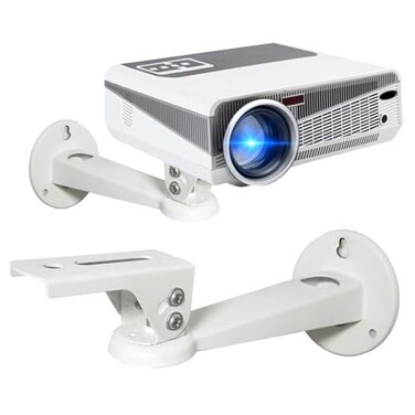 2-Be-Best Mini Projector Wall Mount 360 &deg; Rotation 7.8&acirc;&euro; Length 11 lbs Load Projector Wall Mount White