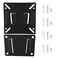 TV Mounting Bracket, Universal 14-32 Inch LCD TV Wall Mount Bracket for Solid Charging Bracket for //Sharp//