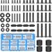 ELIVED VESA TV Hardware Kit, M4/M5/M6/M8 Screws for Up to 80" TVs